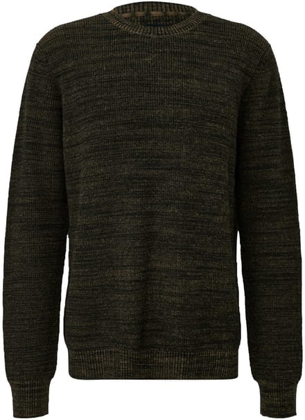 Q/S designed by - Heren pull - Maat L - Mannen - ZWART - polyester