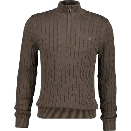 Pull 1/2 zip gedraaide brei Gant
