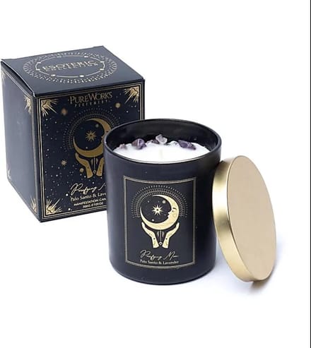 Manifestatiekaars Purifying Moon in glas met deksel