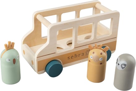 Sebra Wildlife Houten Bus