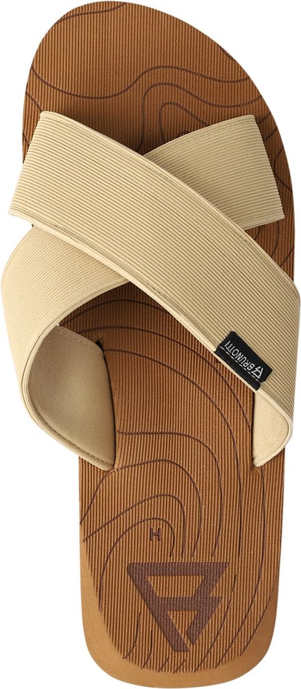 Brunotti - Capu Mannu Slippers Heren - Cross Flip Flops - Sand - 43