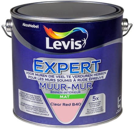 Levis - Expert Muur Binnen Mix - Clear Red B40 - Mengverf - 2,5 L