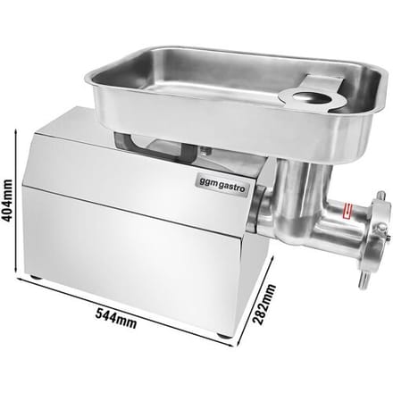 GGM Gastro Elektrischer Fleischwolf - Größe 12 - - 350-400kg/h - 750 Watt