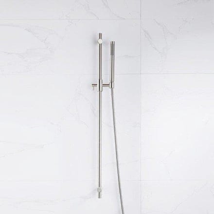 FugaFlow Eccelente Acces glijstangset met staafhanddouche, metalen doucheslang Geborsteld RVS PVD (RVS)