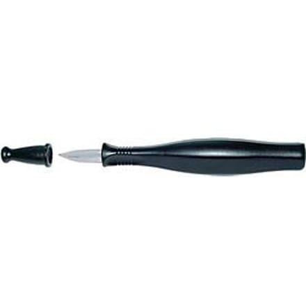 Fijnschraper PROFILIT, meslengte 25 mm, driehoekig 8 mm, kunststof handvat, RENNSTEIG