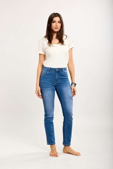 Toxik3 - slim fit jeans strass lippen
