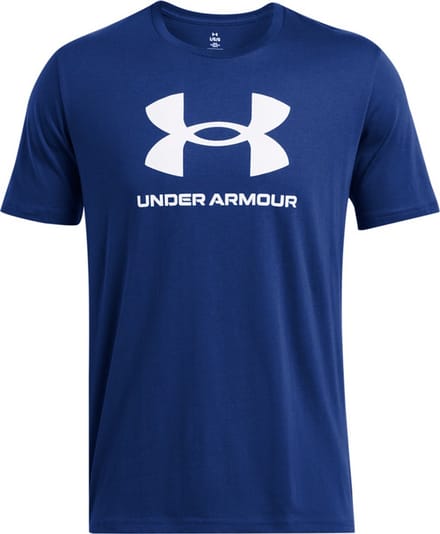 Under Armour T-Shirt Ua Sportstyle Logo Update Ss Tech Blue 432-L (US LG)