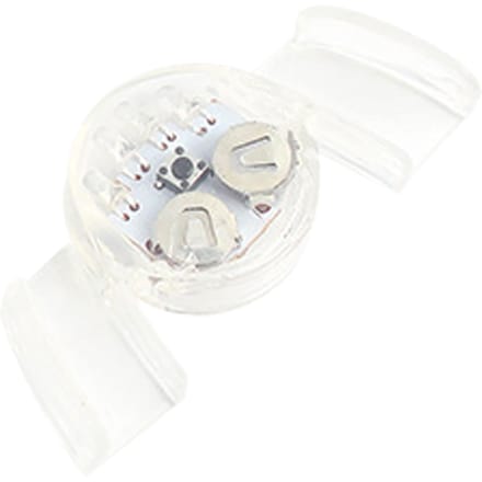 Oplichtende Tanden Glow in the Dark 150mAh LED Wasbaar Herbruikbaar TPR Knipperend Mondbeschermer voor Halloween white
