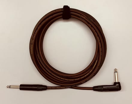 Tasker T33 Brown 6m 6.3mm TS jack gitaarkabel