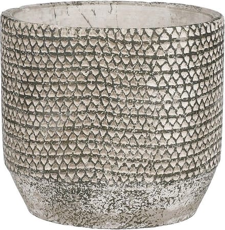 MICA DECORATIONS JACK BLOEMPOT - H12,5 X Ø14 CM - GROEN