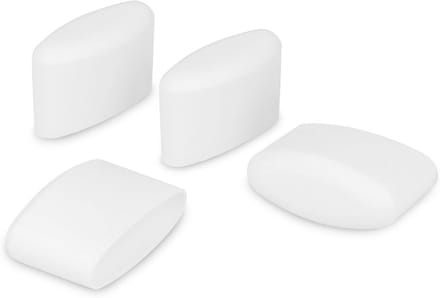 4 Stuks Voetdoppen voor Ellipsbuizen 41x16 mm - Bescherming en Glijdend Vermogen
