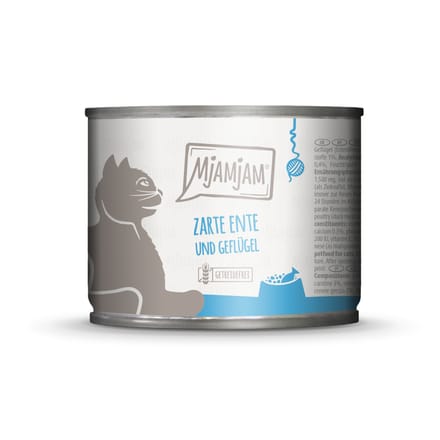 MjAMjAM Cat - Leckere Mahlzeiten Dose 6x200g | Ente & Geflügel