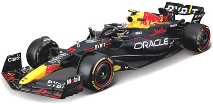 Bburago Red Bull Rb19 - Modelauto - Schaal 1:18 - Donker Blauw/Rood/Geel