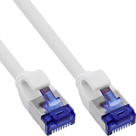 SFTP CAT6a slimline flexibele netwerkkabel | TPE LSZH | wit | 5 meter