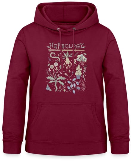 Harry Potter Herbology Botanisch Kruiden Ontwerp Hoodie Dames