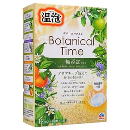 EARTH - ONPO Warm Foam Botanical Time Bath Tablet 12 pcs