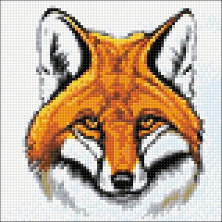 Wizardi Diamond Painting Kit Red Fox WD2375