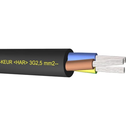Draka Nwpk Aqua 3G2.5 Onderwater Neopreen Kabel - 120828 [10 Meters]