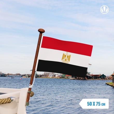 Vlag Egypte 50x75cm