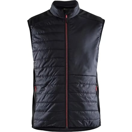 Blaklader Gevoerde bodywarmer 3863-2030 - Zwart/Rood - M