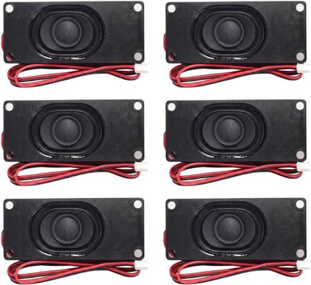 Passieve Luidsprekers - Mini Luidspreker Vervangende Luidspreker - Audioprojecten Integreren - 8 Ohm Impedantie - 3 Watt - Zwart