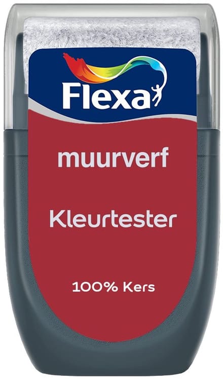 Flexa - Kleurtester Muurverf - 100% Kers - Mengverf - 30 Ml