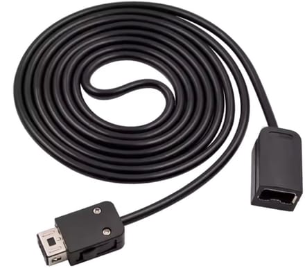 Scoby - Verlengkabel - Geschikt voor Nintendo Mini Classic NES SNES Controller - Controller Extender Kabel - 3 Meter - Zwart