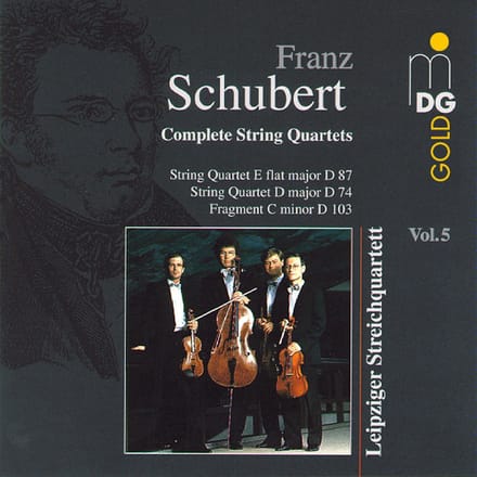 Leipziger Streichquartett - Schubert: Complete String Quartets Vol. 5 (String Quartet E Flat Major D 87 | String Quartet D Major D 74 | Fragment C Minor D 103) (CD)