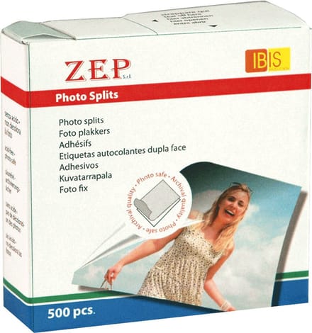 Zep Foto Plakkers Dubbelzijdig BX500 500 Stuks 13x17 mm