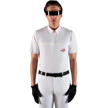 Wedstrijd polo met rits Equestro Ridertechnology