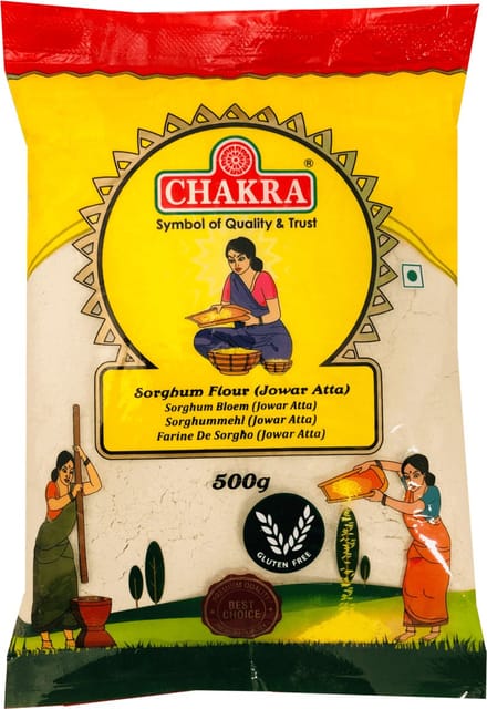 Chakra - Gierstmeel - Sorghum Flour - Jowar Atta - 500 g