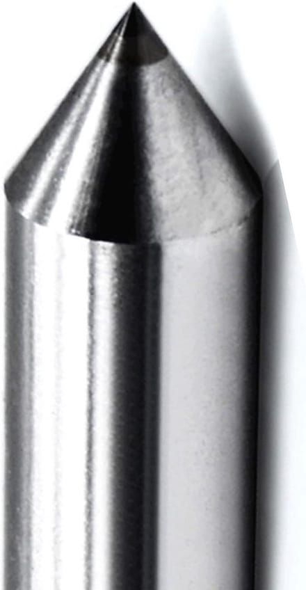 Frees Bits Set - Graveer Bits - Metaal Graveren - Diamant Punt - 2 Stuks - Zilver