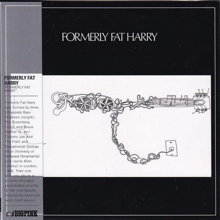 Formerly Fat Harry - Formerly Fat Harry (CD)