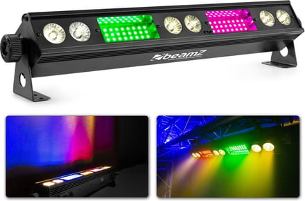 Lichteffect - BeamZ LSB340 2-in-1 multi effect LED BAR met 6x warm witte LED's