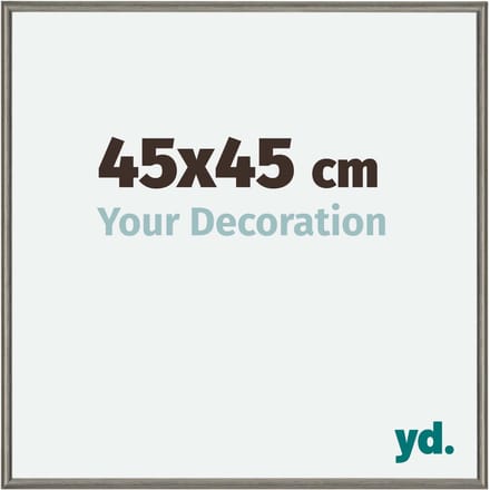 Your Decoration - Fotolijst 45x45 cm - Aluminium - Mercury Structuur - New York