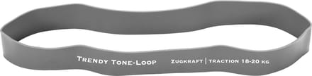 Trendy Sport - Tone-Loop - naadloos - grijs - extra extra zware weerstand - 50 mm x 1.3 mm x 30 cm