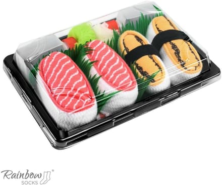 Rainbow Socks - Sushi Skarpetki - Box - Kleurrijk - Grappig