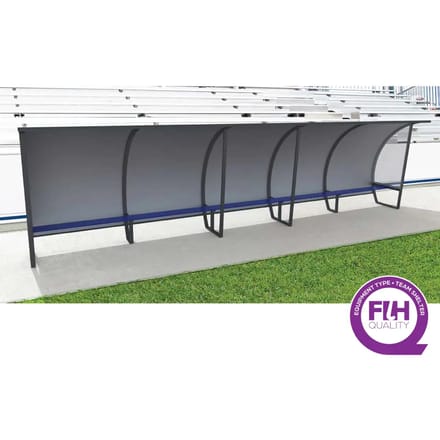 15-persoons aluminium aanraakscherm achter Sodex Sport