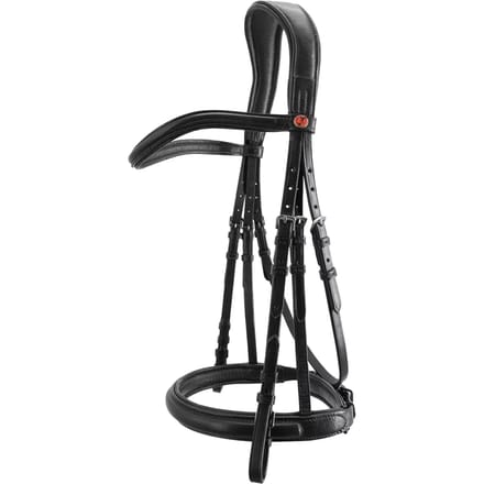 Hoofdstel Kieffer Ultrasoft® Sue Arched Leather Browband