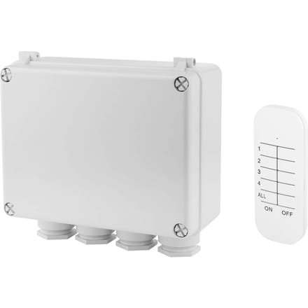 Smartwares SH4-99652 3-kanaals Buiten Schakelkast – Plug & Connect – 400 W