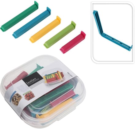 Excellent Houseware vershoudclips set 24 stuks multi - keuken accessoires.