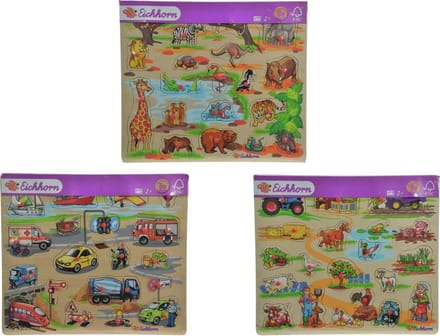 Eichhorn Wooden Mega Stud Puzzle