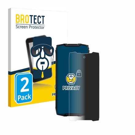 BROTECT - privacy screenprotector voor Blackview BV9300 Pro - Folie Beschermfolie Blauwlichtfilter 2 Stuks