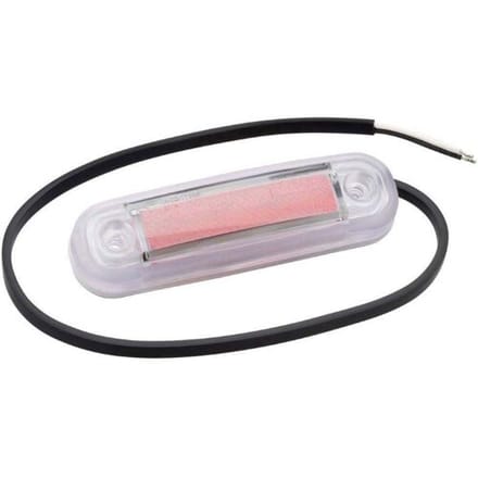 Fristom Markeringslicht Open kabeleinden Markeringslicht Achter 12 V, 24 V Rood Transparant