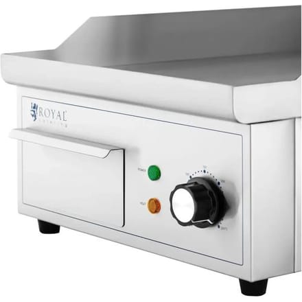 Elektrische grillplaat - 350 x 380 mm - Royal Catering - Flat - 2,000 W RCPG45-S