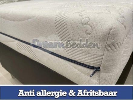 Matras 200x200 9-zones XXL HR45 koudschuim micropocketvering ca. 25 cm dik