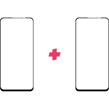 DuoPack: OPPO A54 4G screenprotector gehard glas Edge to Edge