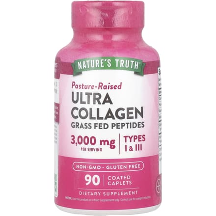Nature's Truth, Ultra Collageen, Type I & III, 3.000 mg, 90 omhulde tabletten (1.000 mg per tablet)