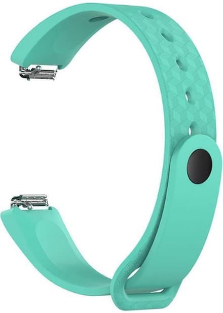 KELERINO. Siliconen bandje geschikt voor Fitbit Inspire (HR) - 3D Design - Mint - Small