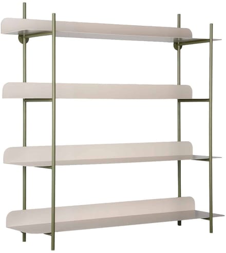 Present Time Wanddecoratie Reina Cuatro - Groen - 60x16x60cm - Modern